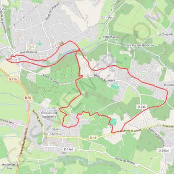 Itinéraire Boucle 1., distance, dénivelé, altitude, carte, profil, trace GPS