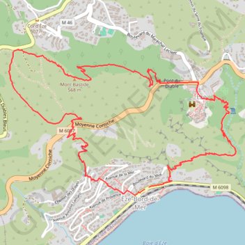 Itinéraire Circuit du Mont-Bastide, distance, dénivelé, altitude, carte, profil, trace GPS