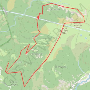 Itinéraire Mont Joia, distance, dénivelé, altitude, carte, profil, trace GPS