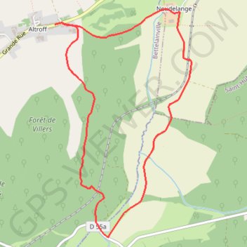 Itinéraire LA HAUTE VALLÉE DE LA CANNER, distance, dénivelé, altitude, carte, profil, trace GPS