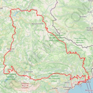 Itinéraire baroudeuse_650km, distance, dénivelé, altitude, carte, profil, trace GPS