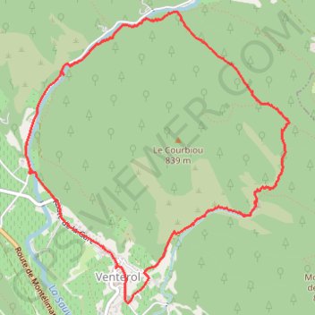 Itinéraire Traou du Boli, distance, dénivelé, altitude, carte, profil, trace GPS