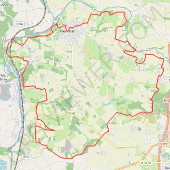 Itinéraire Pléchatel, distance, dénivelé, altitude, carte, profil, trace GPS