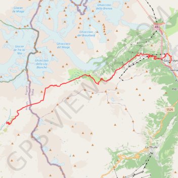Itinéraire NewTrack, distance, dénivelé, altitude, carte, profil, trace GPS