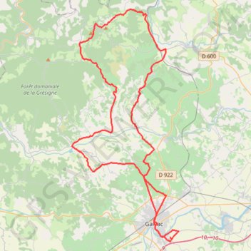 Itinéraire La prune Marnaves, distance, dénivelé, altitude, carte, profil, trace GPS