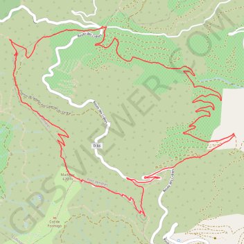 Itinéraire Tour Madeloc, distance, dénivelé, altitude, carte, profil, trace GPS