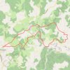 Itinéraire Le Massegros, Point Sublime, Soulages, distance, dénivelé, altitude, carte, profil, trace GPS
