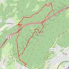 Itinéraire Forêt de Chailluz - Dame Blanche, distance, dénivelé, altitude, carte, profil, trace GPS