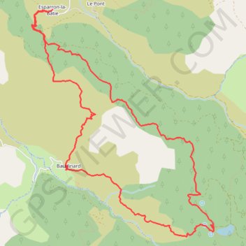 Itinéraire Monges, distance, dénivelé, altitude, carte, profil, trace GPS