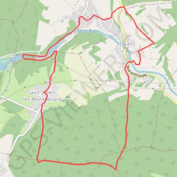 Itinéraire Les étangs des princes, distance, dénivelé, altitude, carte, profil, trace GPS