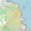Itinéraire 2.1 Banyuls-Cerbère Littoral, distance, dénivelé, altitude, carte, profil, trace GPS