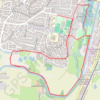 Itinéraire Tout Betton Court, distance, dénivelé, altitude, carte, profil, trace GPS