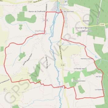 Itinéraire De Fervaques à Cheffreville-Tonnencourt, distance, dénivelé, altitude, carte, profil, trace GPS