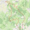 Itinéraire VTT en Toscane d'Auvergne : Sud-Est par la Gravière, distance, dénivelé, altitude, carte, profil, trace GPS