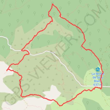 Itinéraire 2022-02-23 09:40, distance, dénivelé, altitude, carte, profil, trace GPS