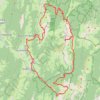 Itinéraire Les 3 sommets en Bauges, distance, dénivelé, altitude, carte, profil, trace GPS