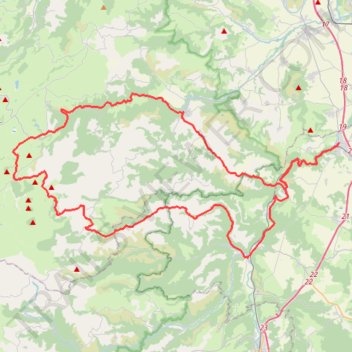Itinéraire plus beau circuit du cézallier, distance, dénivelé, altitude, carte, profil, trace GPS