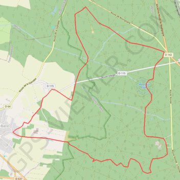 Itinéraire Rando Rocher Canon, distance, dénivelé, altitude, carte, profil, trace GPS