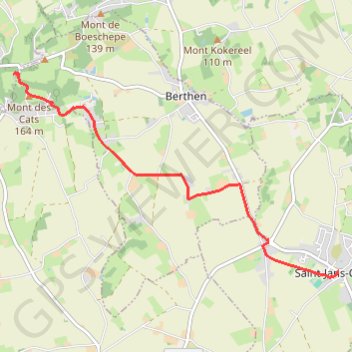Itinéraire Continuez, distance, dénivelé, altitude, carte, profil, trace GPS