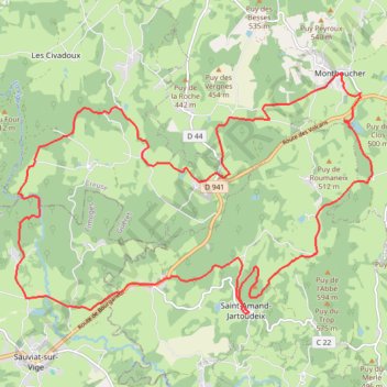 Itinéraire [Itinéraire] VTT "Histoire et Patrimoine", distance, dénivelé, altitude, carte, profil, trace GPS