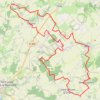 Itinéraire LEZAY - VTT 45 km, distance, dénivelé, altitude, carte, profil, trace GPS