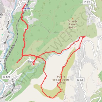 Itinéraire 2025-11-18 13:34:22, distance, dénivelé, altitude, carte, profil, trace GPS