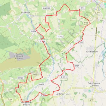 Itinéraire 1 - An 25 Petit 28, distance, dénivelé, altitude, carte, profil, trace GPS