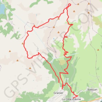 Itinéraire Tour de la Pierra-Menta, distance, dénivelé, altitude, carte, profil, trace GPS