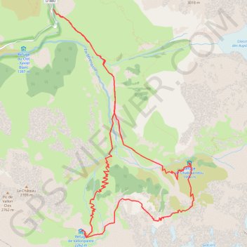 Itinéraire Refuges de Vallonpierre et Chabournéou, distance, dénivelé, altitude, carte, profil, trace GPS