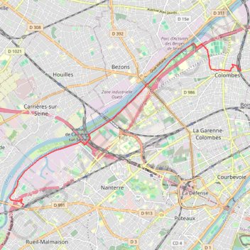 Itinéraire L'ile marante, distance, dénivelé, altitude, carte, profil, trace GPS