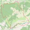 Itinéraire Boucle Hauterives Lens Lestang, distance, dénivelé, altitude, carte, profil, trace GPS
