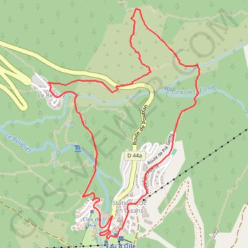 Itinéraire Bessey par Plan du Cerf, distance, dénivelé, altitude, carte, profil, trace GPS