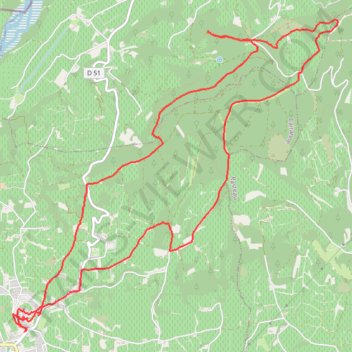 Itinéraire Cairanne, distance, dénivelé, altitude, carte, profil, trace GPS