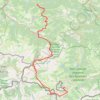 Itinéraire Dimanche : Montségur - comus, distance, dénivelé, altitude, carte, profil, trace GPS