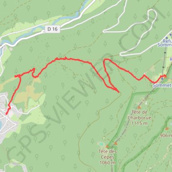 Itinéraire Ascension de la planche des belles filles, distance, dénivelé, altitude, carte, profil, trace GPS