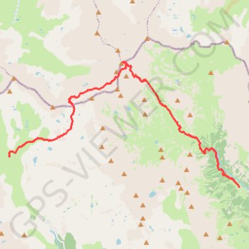 Itinéraire Mont Thabor, I Re Magi jusqu'aux Drayères, distance, dénivelé, altitude, carte, profil, trace GPS
