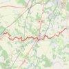 Itinéraire La Villedieu du Clain à Lusignan, distance, dénivelé, altitude, carte, profil, trace GPS