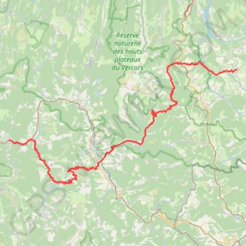 Itinéraire Saillans Mens par le sentier des huguenots, distance, dénivelé, altitude, carte, profil, trace GPS