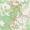 Itinéraire Saint-Aigulin : Circuit des Trois Monts N°23 - 19892 - UtagawaVTT.com, distance, dénivelé, altitude, carte, profil, trace GPS