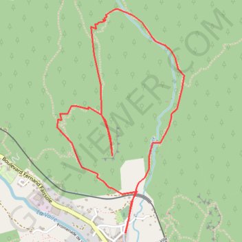 Itinéraire Bau de Parrou, distance, dénivelé, altitude, carte, profil, trace GPS