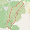 Itinéraire Roquebrune - Les Mimosas, distance, dénivelé, altitude, carte, profil, trace GPS