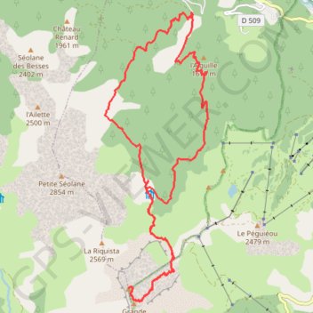Itinéraire 26-AOU-15 17:18:25, distance, dénivelé, altitude, carte, profil, trace GPS