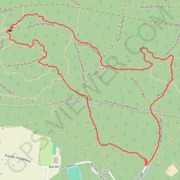 Itinéraire Le long rocher, distance, dénivelé, altitude, carte, profil, trace GPS
