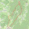 Itinéraire Kandern - Blauen, distance, dénivelé, altitude, carte, profil, trace GPS