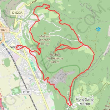 Itinéraire Chalaisienne 2024, distance, dénivelé, altitude, carte, profil, trace GPS