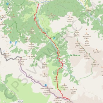 Itinéraire Pic de Terre Noire, distance, dénivelé, altitude, carte, profil, trace GPS