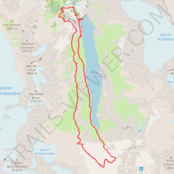 Itinéraire Bagnes Randonnée, distance, dénivelé, altitude, carte, profil, trace GPS