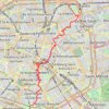 Itinéraire Traversée de Paris (Nord-Sud) (2020), distance, dénivelé, altitude, carte, profil, trace GPS