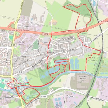 Itinéraire Ligne 1, distance, dénivelé, altitude, carte, profil, trace GPS