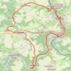 Itinéraire Vélo PN - Bière, citadelle et saxopone - court, distance, dénivelé, altitude, carte, profil, trace GPS